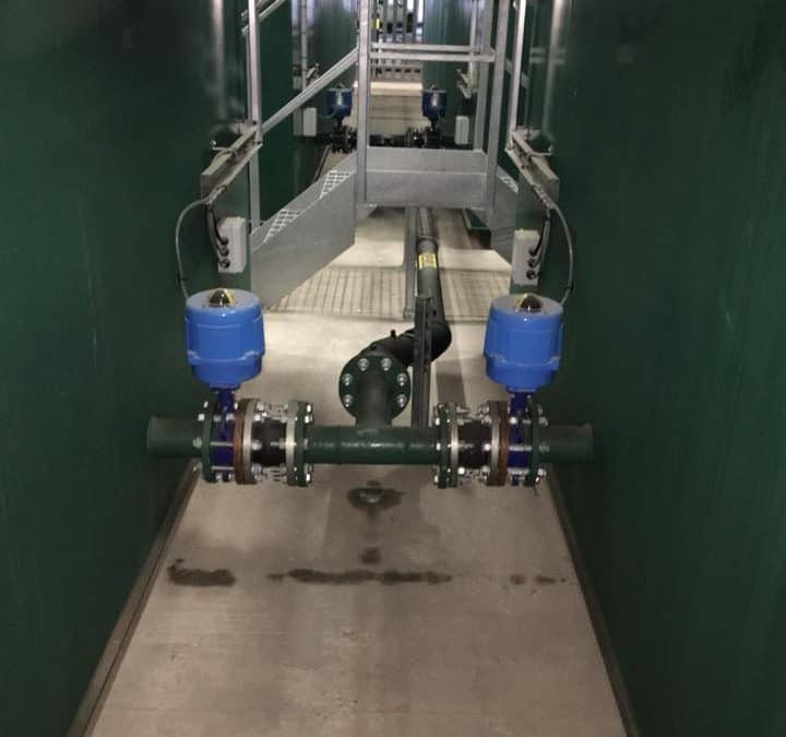 Balancing valves controls, via the fill control panel with safety step access