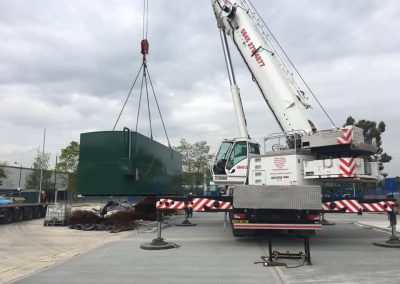 Tank Delivery for a major London site